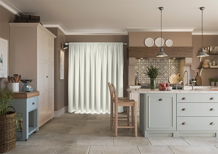 Akoya Faux Silk, Lustre Chalk - Made to Measure Curtains - Image 15